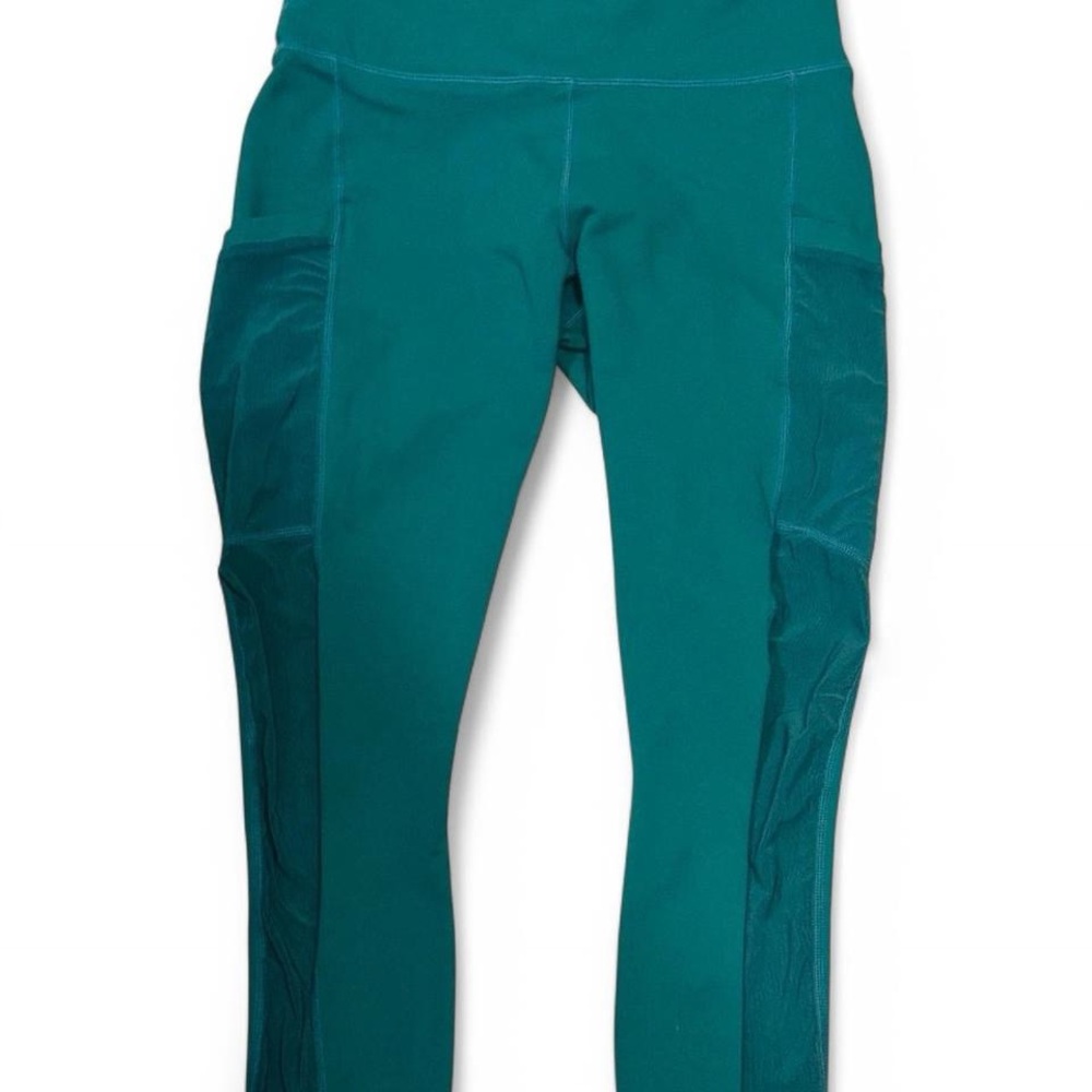 Fabletics Teal Powerhold Leggings